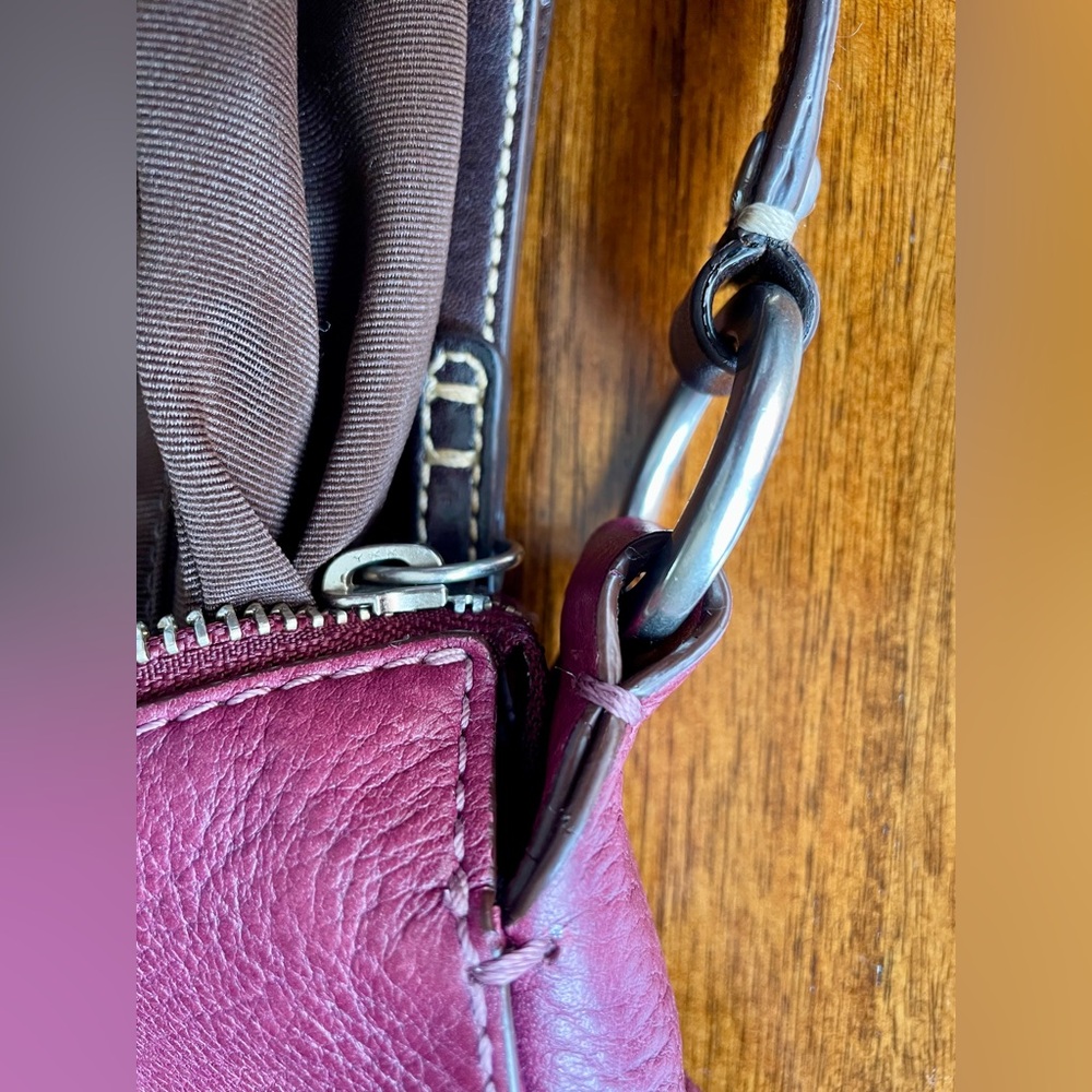 ‼️‼️SOLD‼️‼️Coach Y2K Chelsea Hobo Purple Silver - Picture 15 of 17